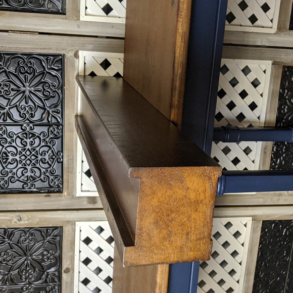 3 PC Lot Pottery Barn Rustic Wood Ledge - Picture 7 of 9